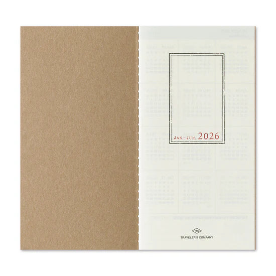 TRAVELER'S Notebook 2026 - Regular Size, Weekly + Memo