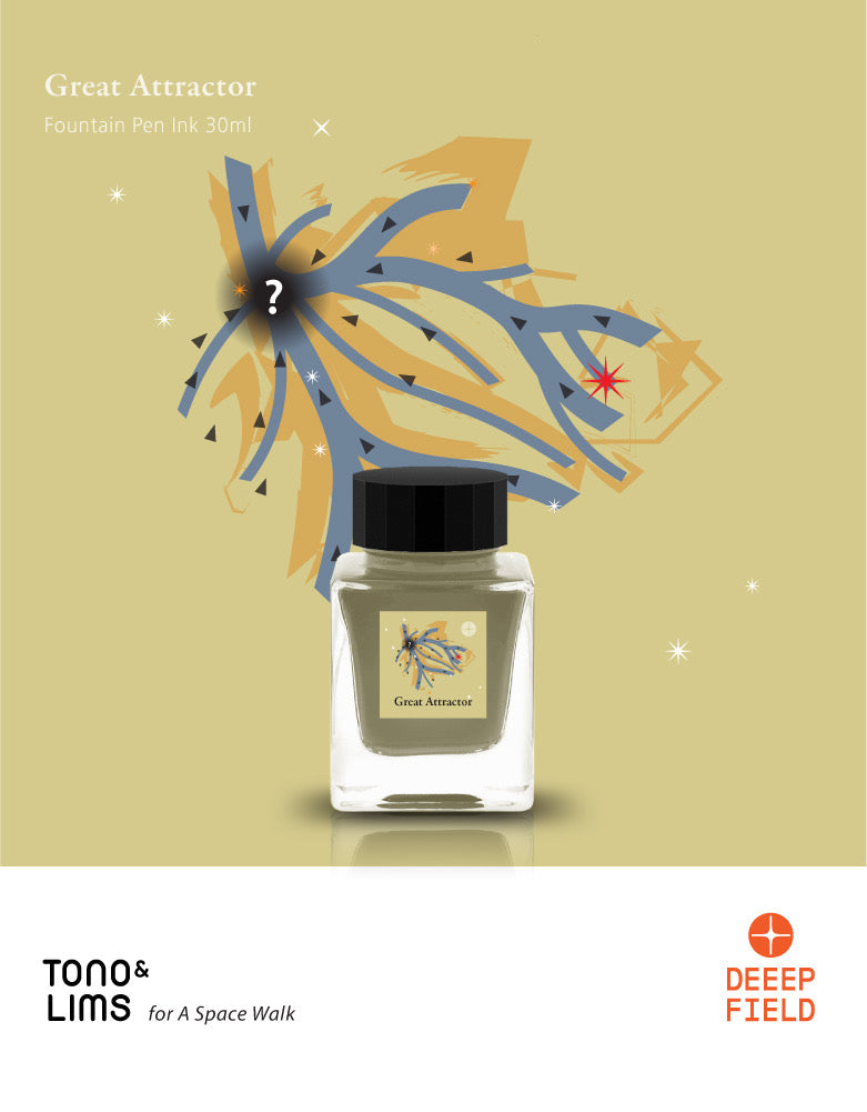Tono & Lims Bottled Ink - Great Attractor, DEEEP FIELD collection
