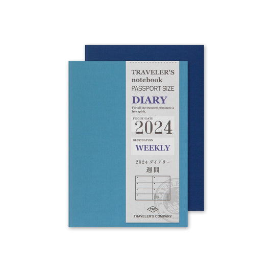 TRAVELER'S Notebook 2024 - Passport Size, Weekly