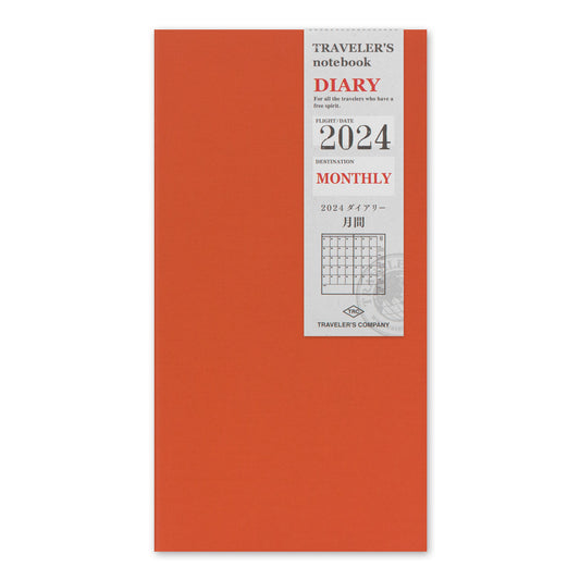 TRAVELER'S Notebook 2024 - Regular Size, Monthly