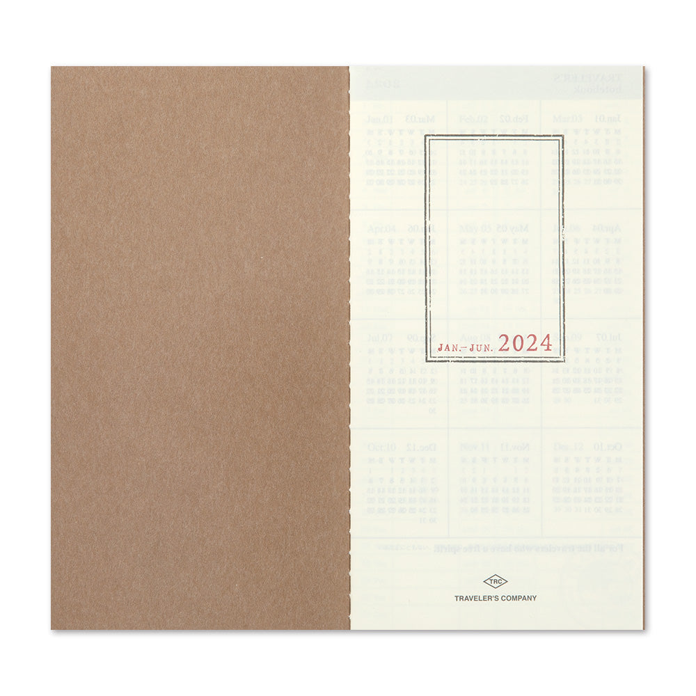 TRAVELER'S Notebook 2024 - Regular Size, Weekly + Memo (Pre-Order Only, Ships in October)