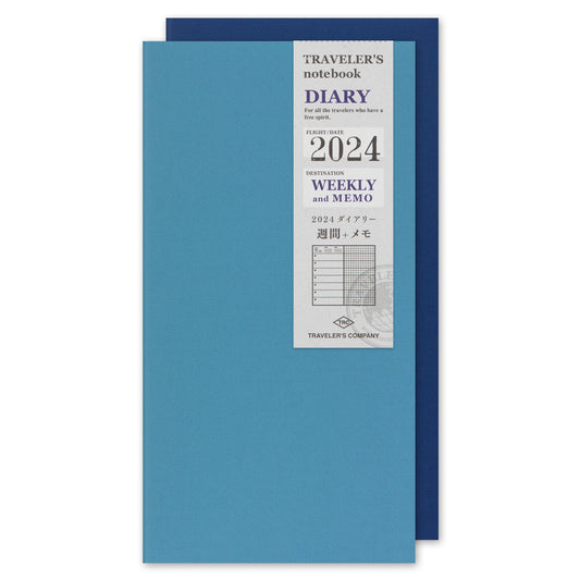 TRAVELER'S Notebook 2024 - Regular Size, Weekly + Memo