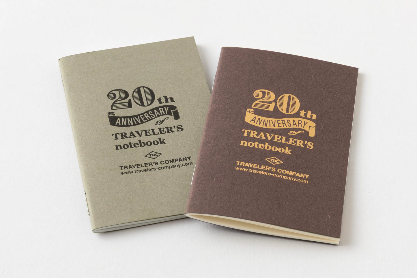 TRAVELER‘S Notebook - Card Size - 20th Anniversary Set - Brown