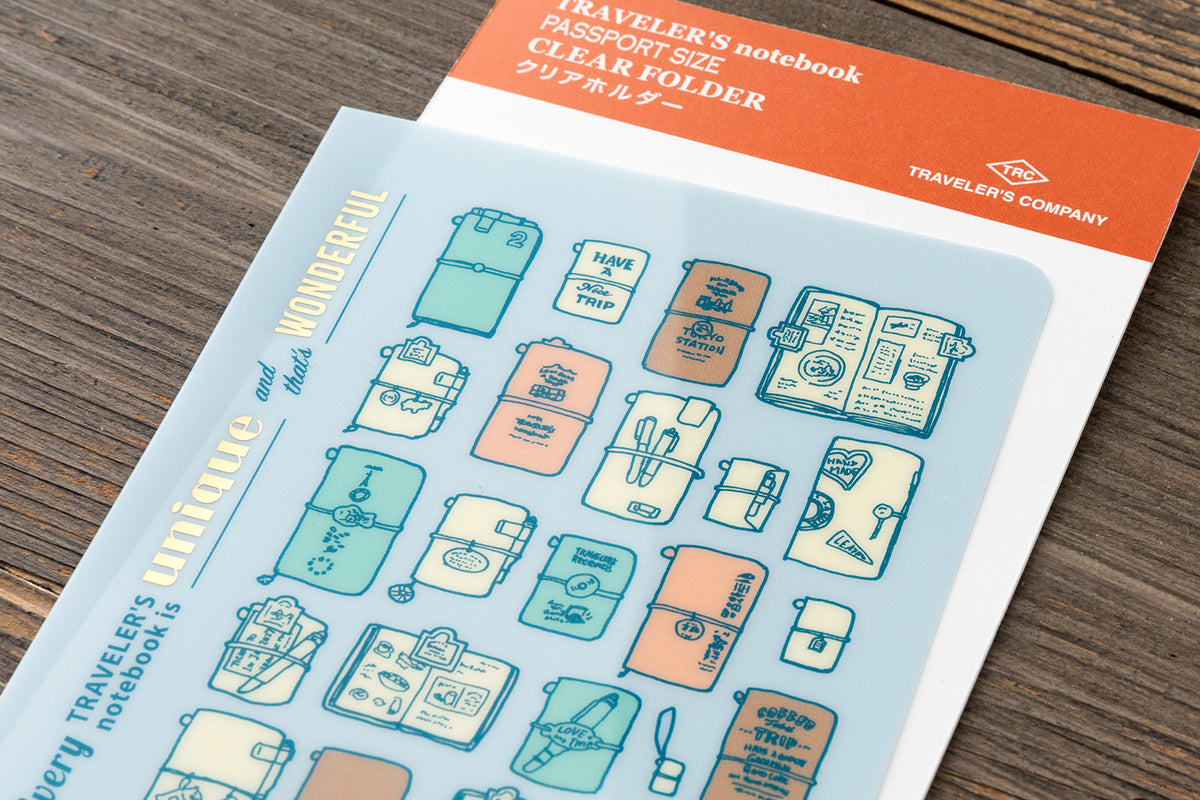 TRAVELER'S Notebook - Passport Size, Clear Folder, 2027 Limited Edition (Pre-order Now, Shipping Starts After 10/19)