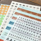 TRAVELER'S Notebook - Customized Sticker Set, 2027 Limited Edition (Pre-order Now, Shipping Starts After 10/19)
