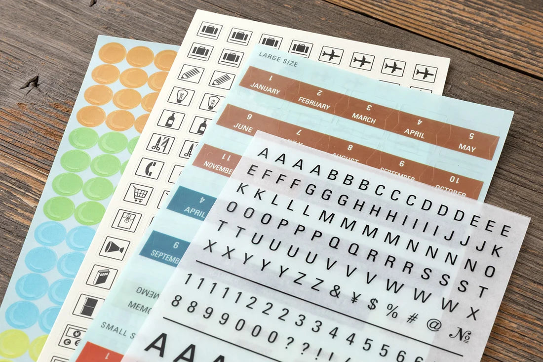 TRAVELER'S Notebook - Customized Sticker Set, 2027 Limited Edition (Pre-order Now, Shipping Starts After 10/19)
