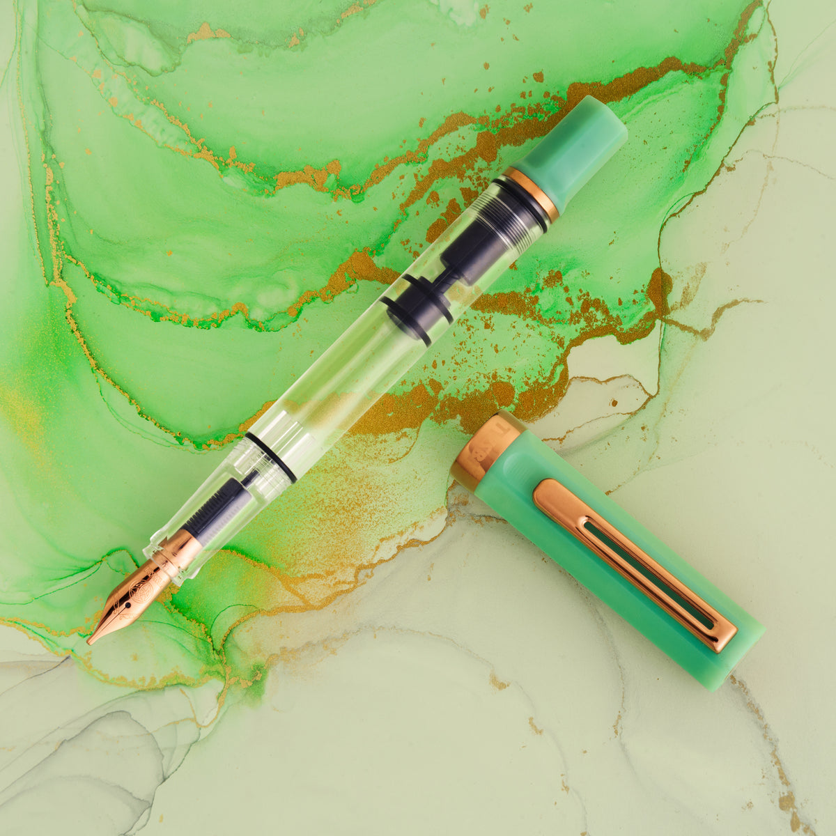 TWSBI ECO Jade Jelly w/ Bronze Fountain Pen (Pre-order Start 10/26, Shipping Starts 10/28)