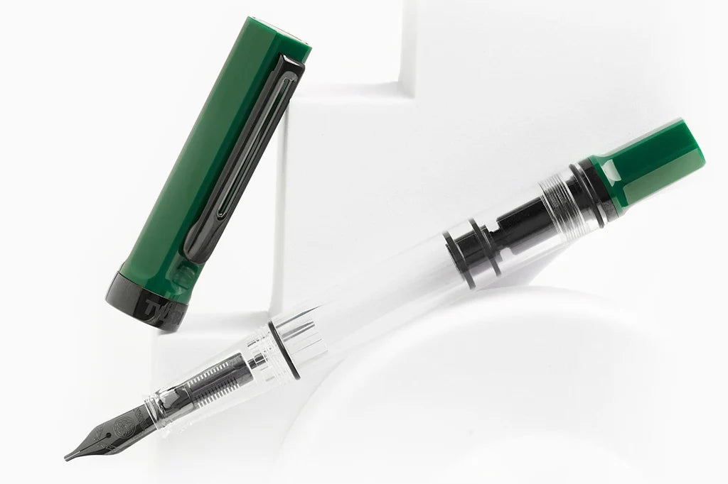 TWSBI ECO Irish Green w/ Onyx Fountain Pen