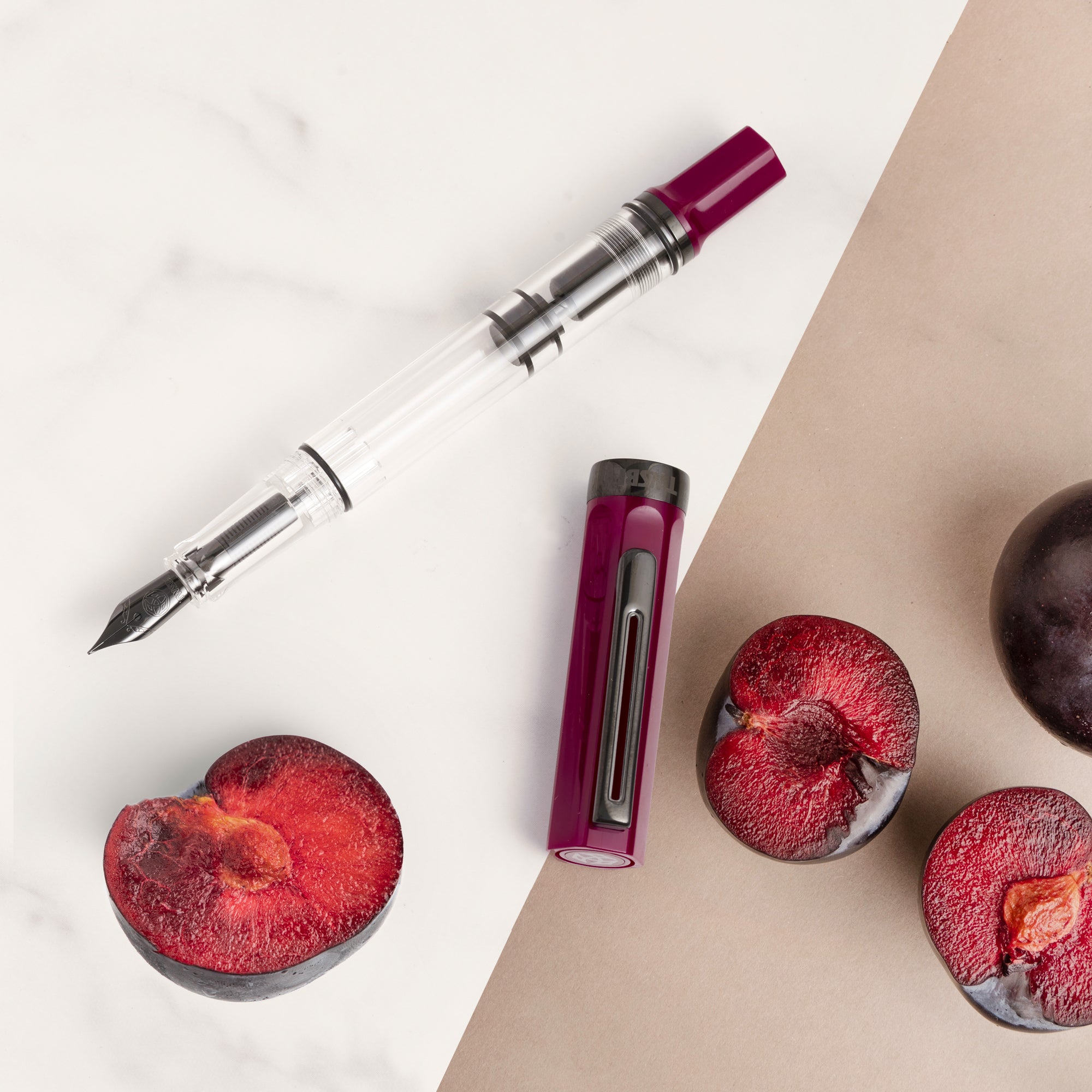 TWSBI ECO Plum w/ Onyx Trim Fountain Pen