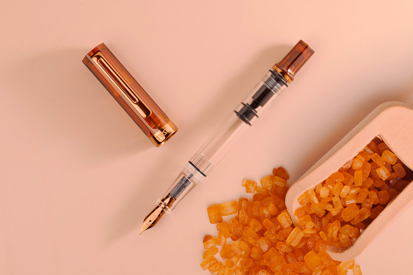 TWSBI ECO Root Beer w/ Bronze Fountain Pen