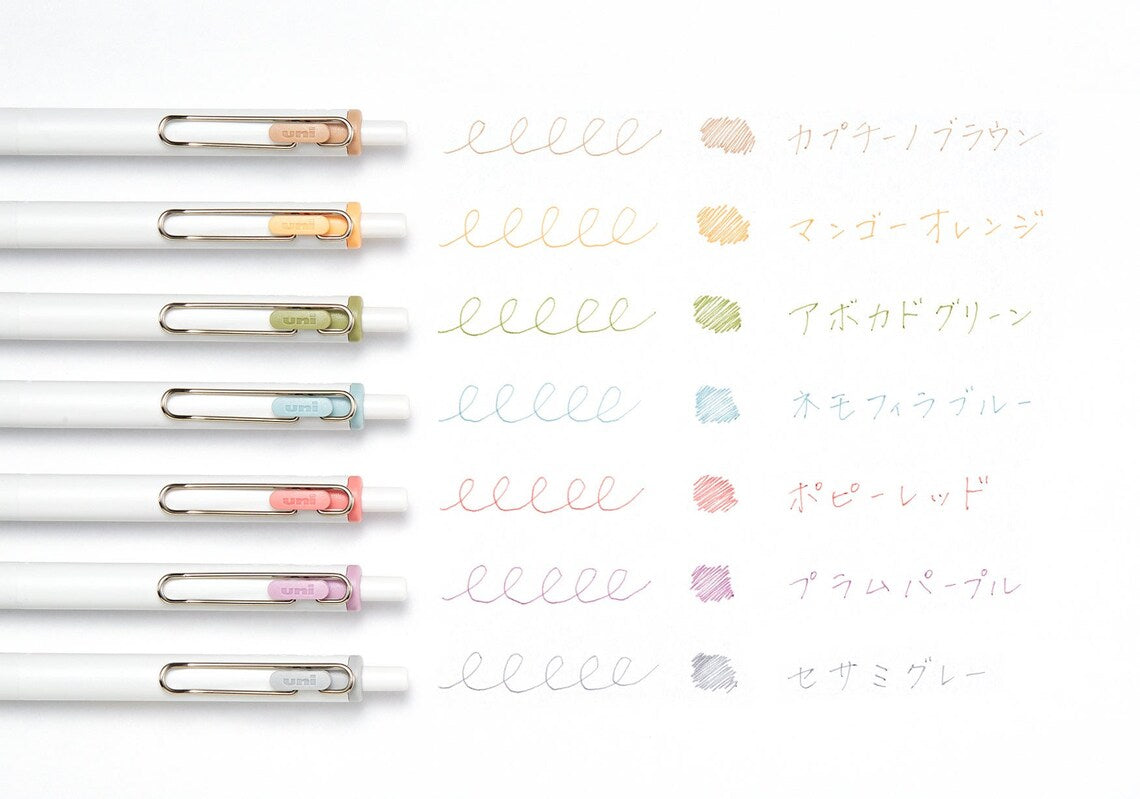 Uni-ball One Fika Color Gel Pen, 0.38mm