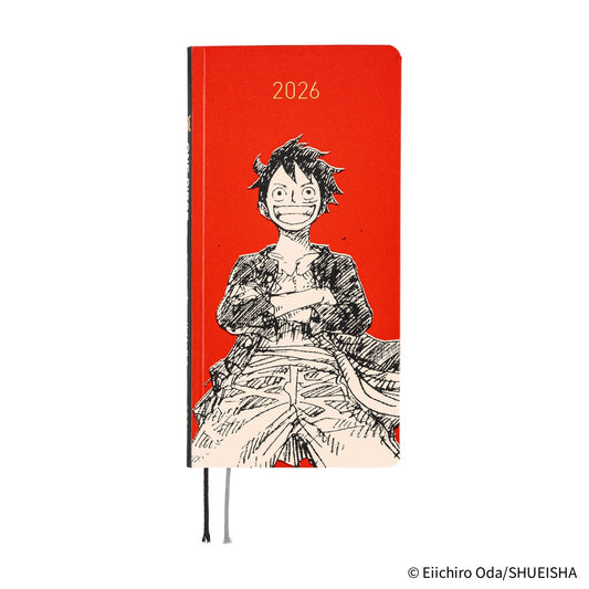 Hobonichi Weeks 2026 - ONE PIECE magazine: Straw Hat Luffy (Red)