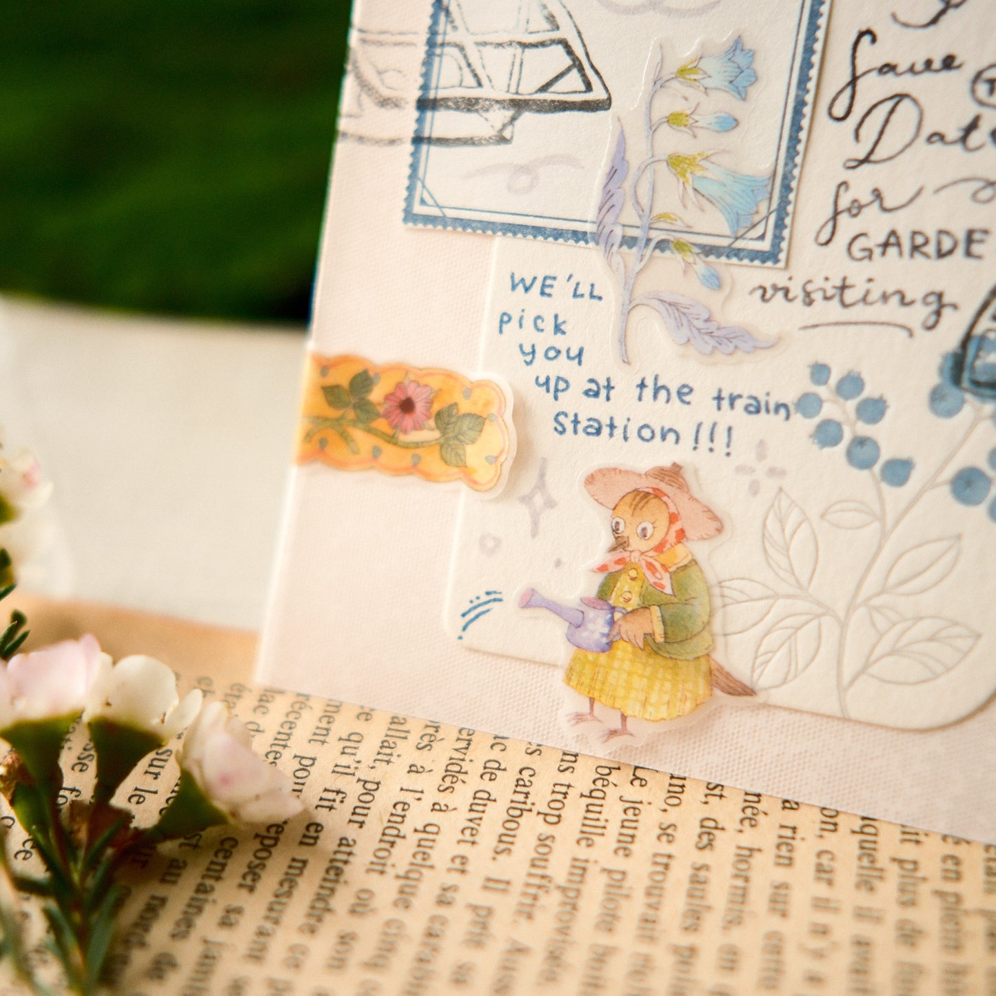 Teayou Kiss-cut PET Tape - The Wandering Garden