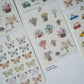 Wongyuanle Vol.6 Die-cut Sticker Set - 3 designs