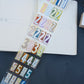 Wongyuanle Colorful Long Numbers Kiss-cut PET Tape