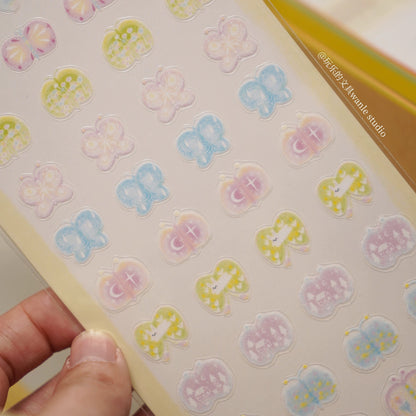 Wongyuanle PET Sticker Sheet - 5 designs