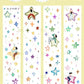 Wongyuanle Many Stars Kiss-cut Washi Tape