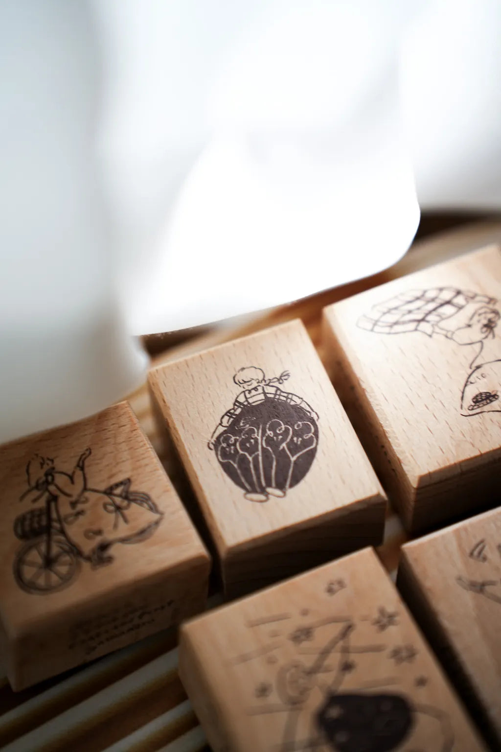 Yamadoro Message From the Sea Rubber Stamp - Kamihaku Collab Special Edition, 5 designs