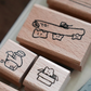 Yamadoro Rubber Stamp - Kamihaku Collab Special Edition, 5 designs