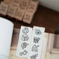 Yamadoro Mini Rubber Stamp Set - Good List