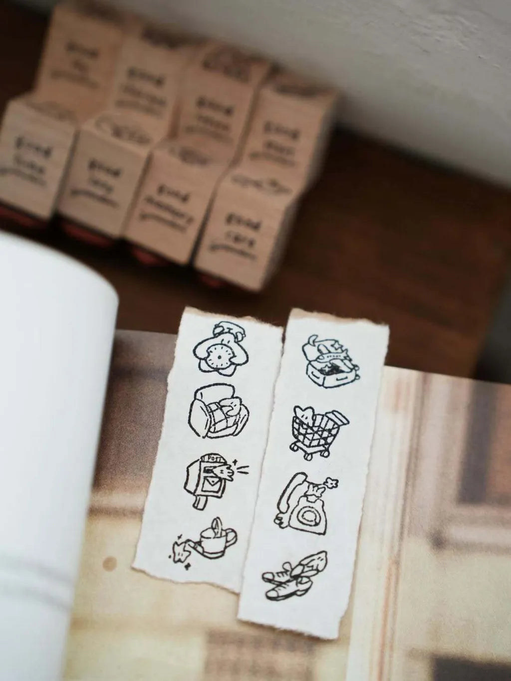 Yamadoro Mini Rubber Stamp Set - Good List