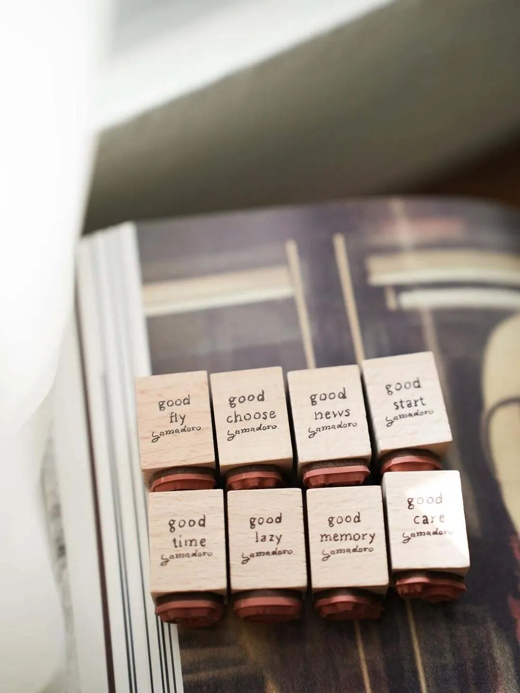 Yamadoro Mini Rubber Stamp Set - Good List