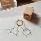 Yeon Charm Coffee O'clock Rubber Stamp Set, with Latte Art Options