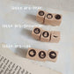 Yeon Charm Coffee O'clock Rubber Stamp Set, with Latte Art Options