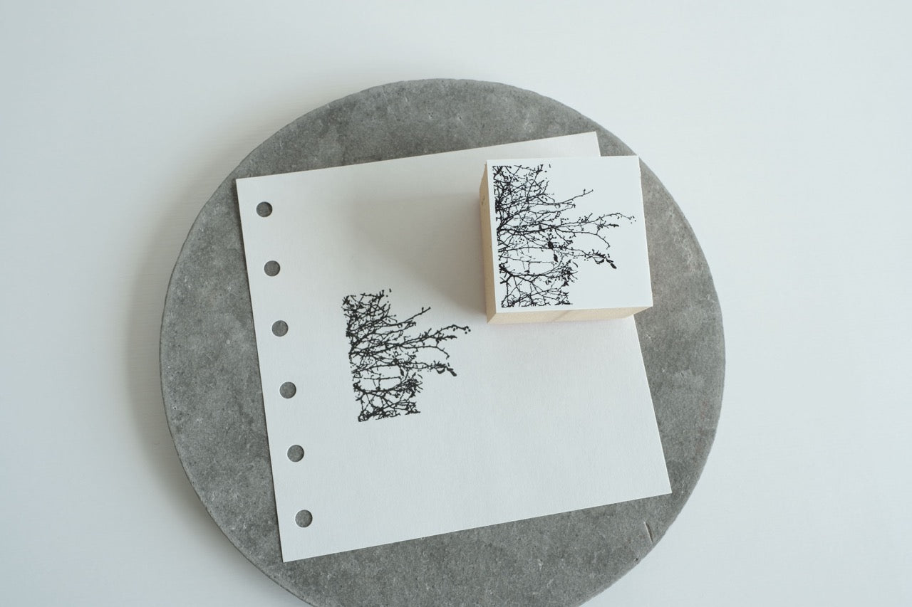 YOHAKU Rubber Stamp - Winter Morning (S-124)