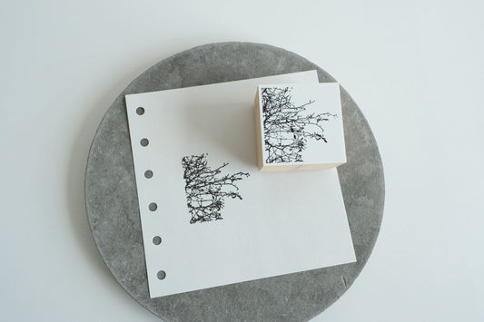 YOHAKU Rubber Stamp - Winter Morning (S-124)