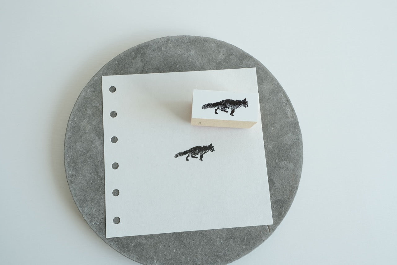 YOHAKU Rubber Stamp - Fox (S-127)