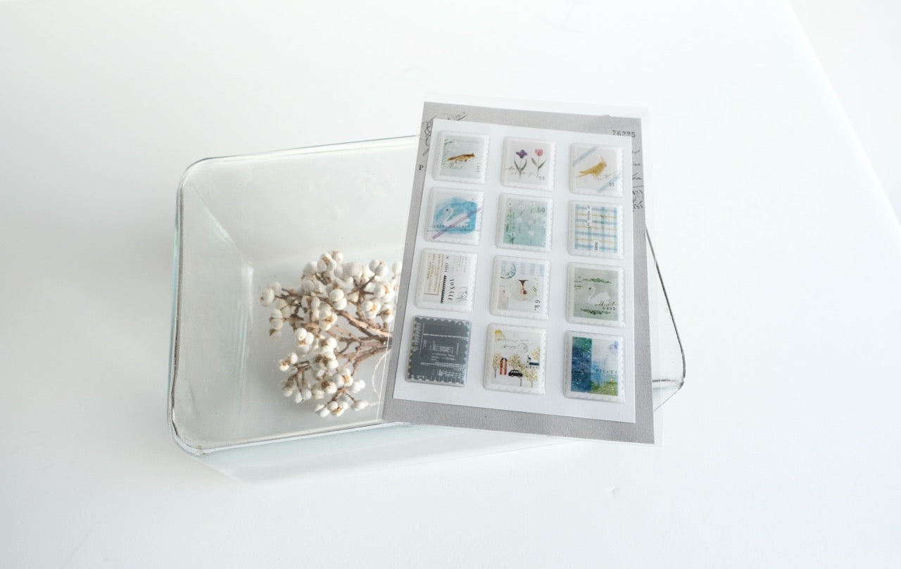 YOHAKU 3D Resin Sticker Sheet - Letters (M-213)