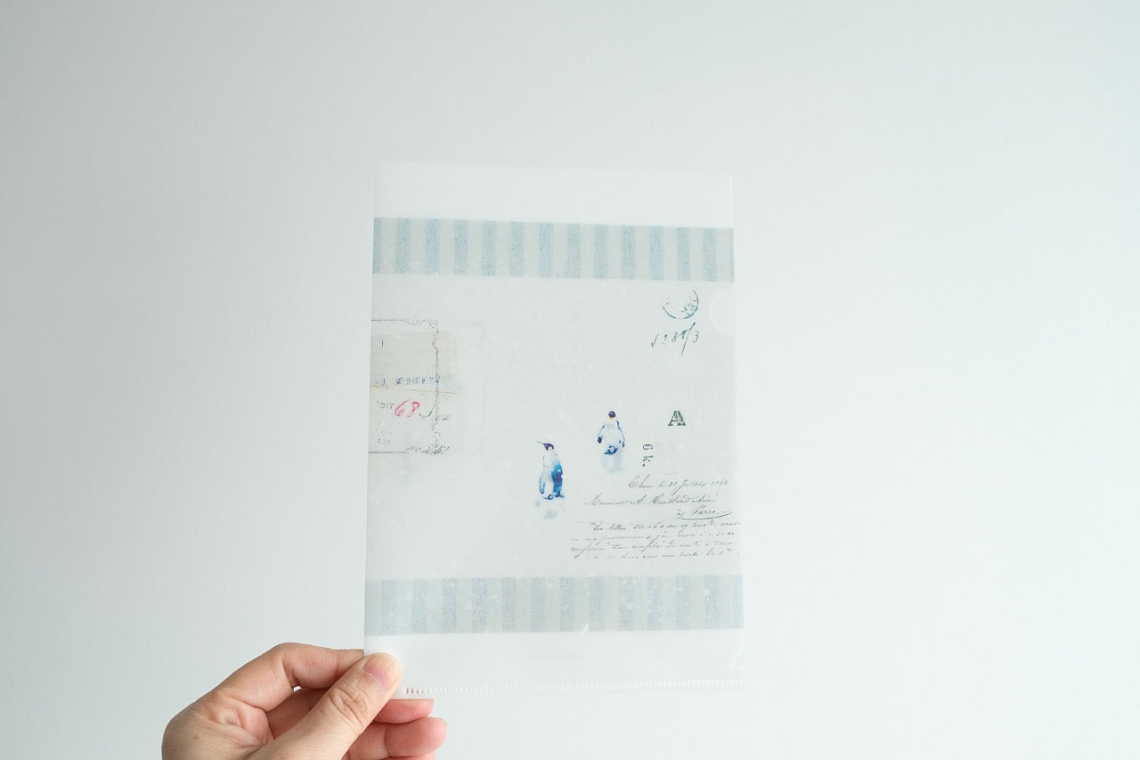 YOHAKU A5 Clear Folder - Winter Hibernation (M-216)