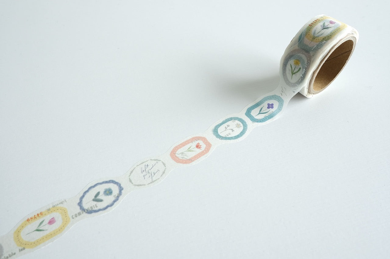 YOHAKU Gilded Die-cut Masking Tape - Rondo (YD-005)