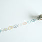 YOHAKU Gilded Die-cut Masking Tape - Rondo (YD-005)