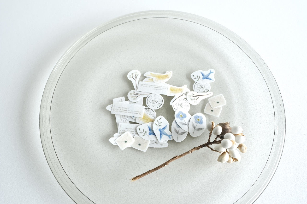 YOHAKU Washi Flake Seal - Humming (F-020)
