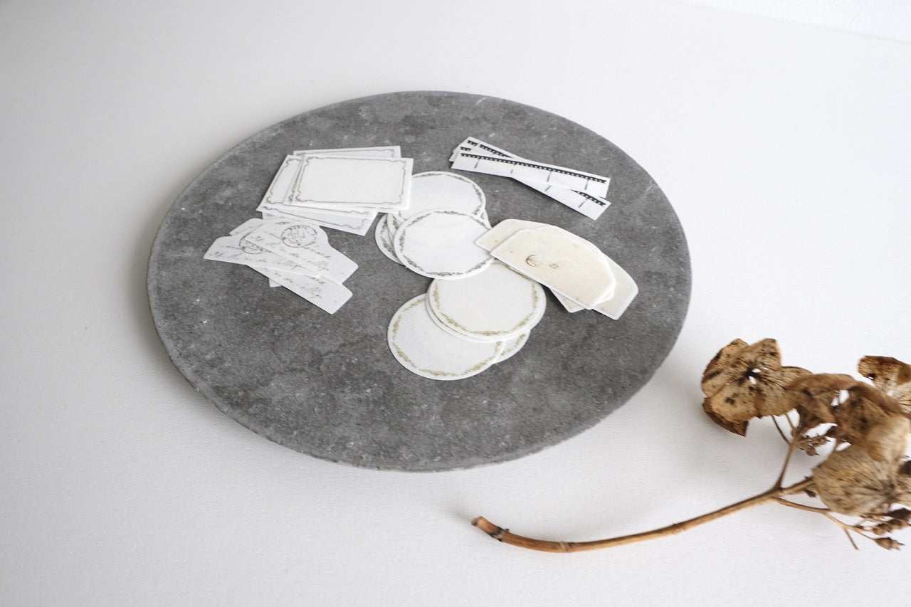 YOHAKU Washi Flake Seal - Message (F-021)