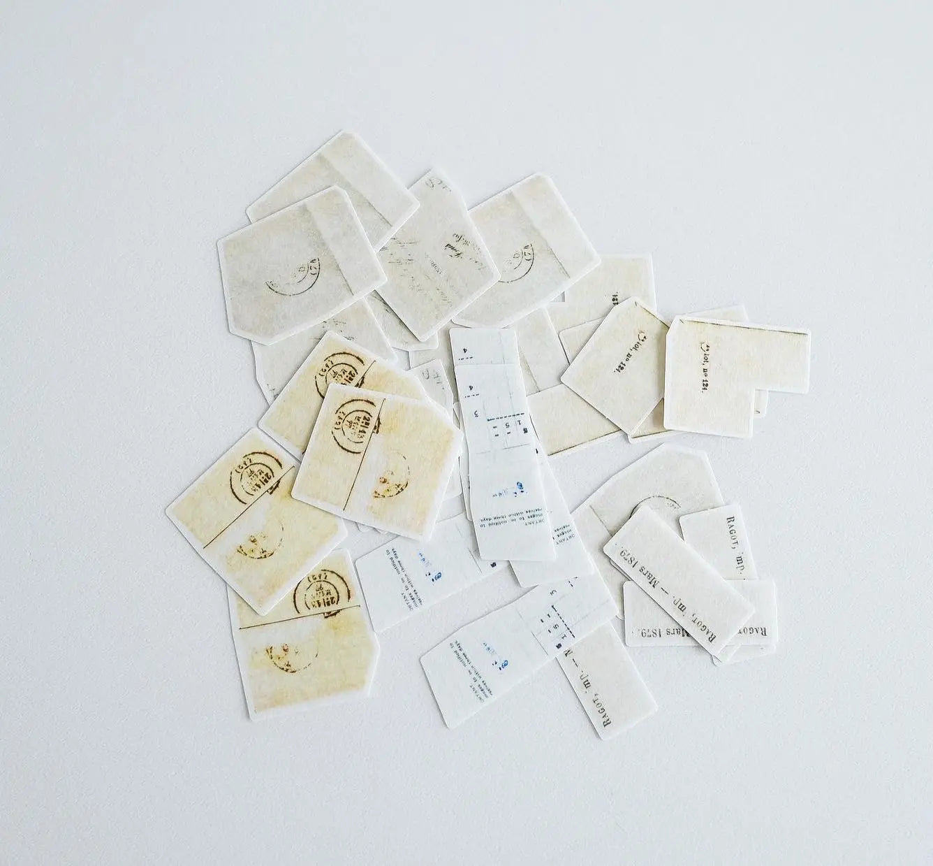 YOHAKU Washi Flake Seal - Pieces of Memory(F-007)