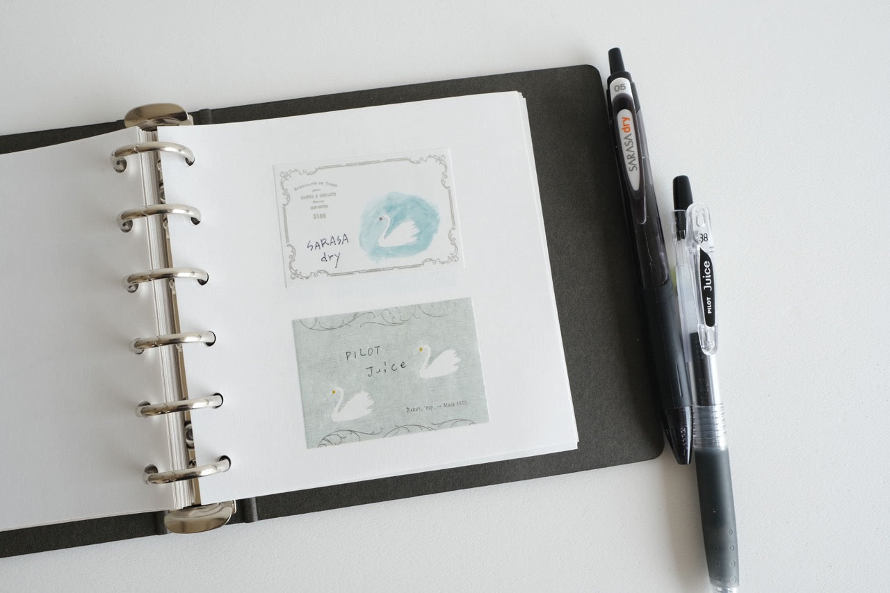 YOHAKU Gilded Roll Sticky Notes - Swan (RH-001)