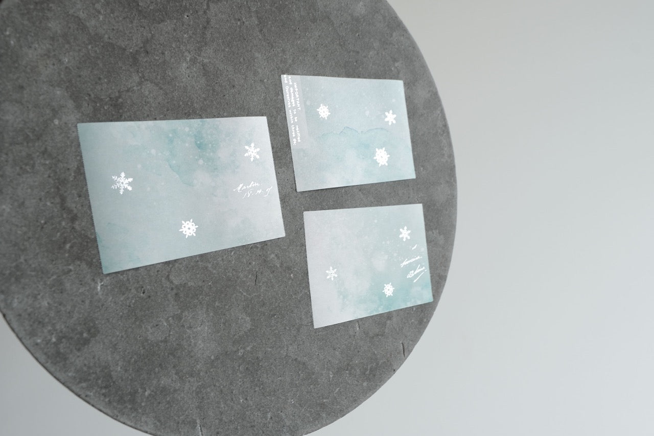 YOHAKU Gilded Roll Sticky Notes - Snowflake (RH-002)