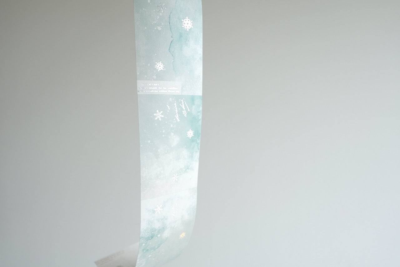 YOHAKU Gilded Roll Sticky Notes - Snowflake (RH-002)