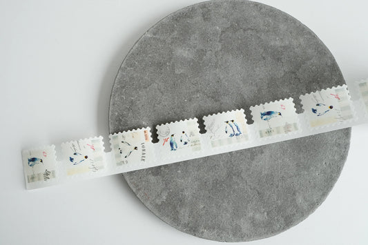 Yohaku Gilded Sticker Roll - Winter Hibernation (HF-001)