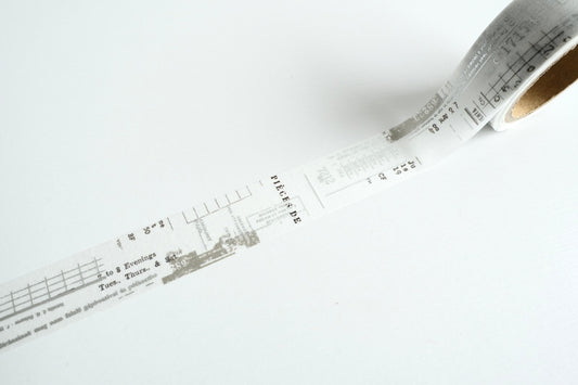 YOHAKU Gilded Masking Tape - Letters and Numbers (YH-007)