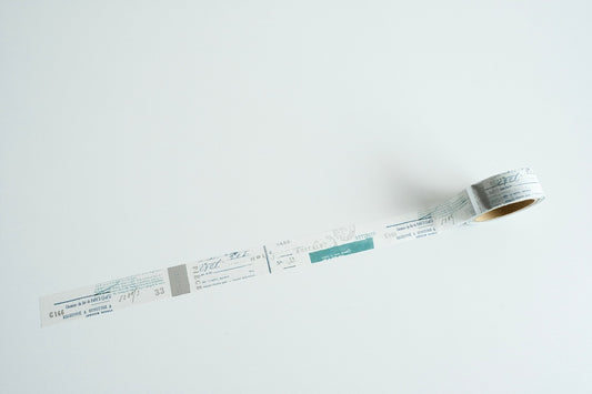 YOHAKU Gilded Masking Tape - White Birch Forest (YH-008)