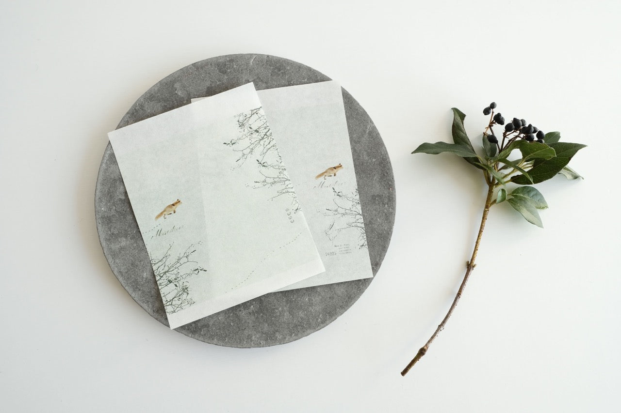 YOHAKU Memo Pad - Snow Play (M-197)