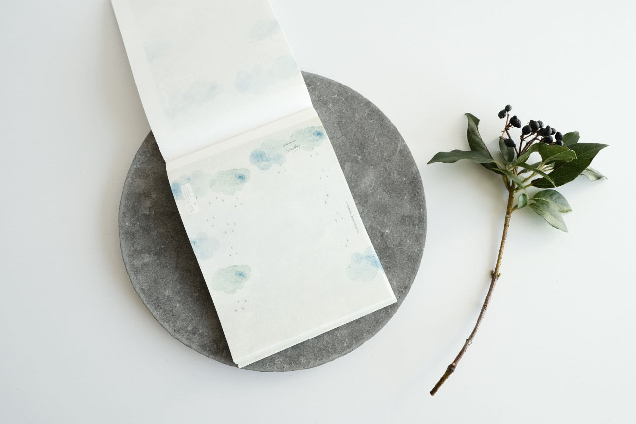 YOHAKU Memo Pad - A Single Drop (M-198)