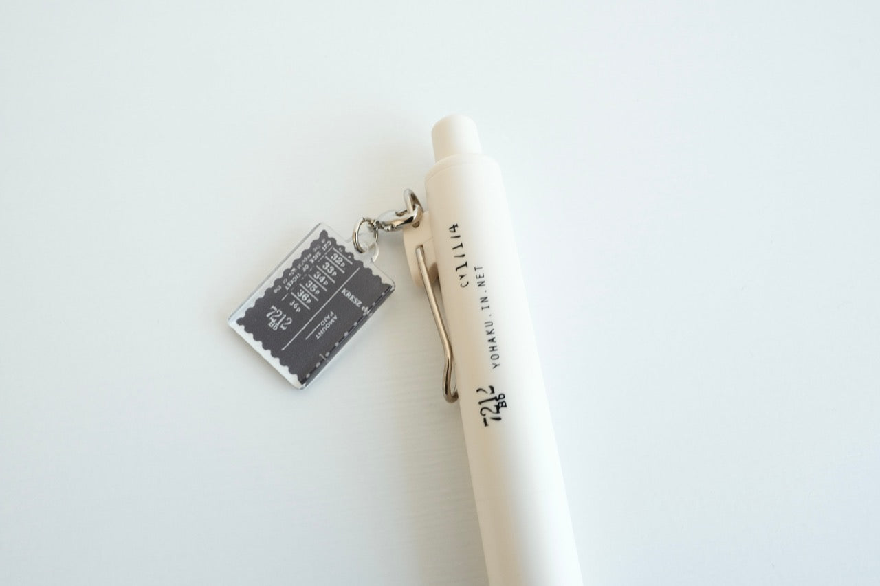 YOHAKU Uni-ball One P Gel Pen with Charm, Letters and Numbers (M-217)