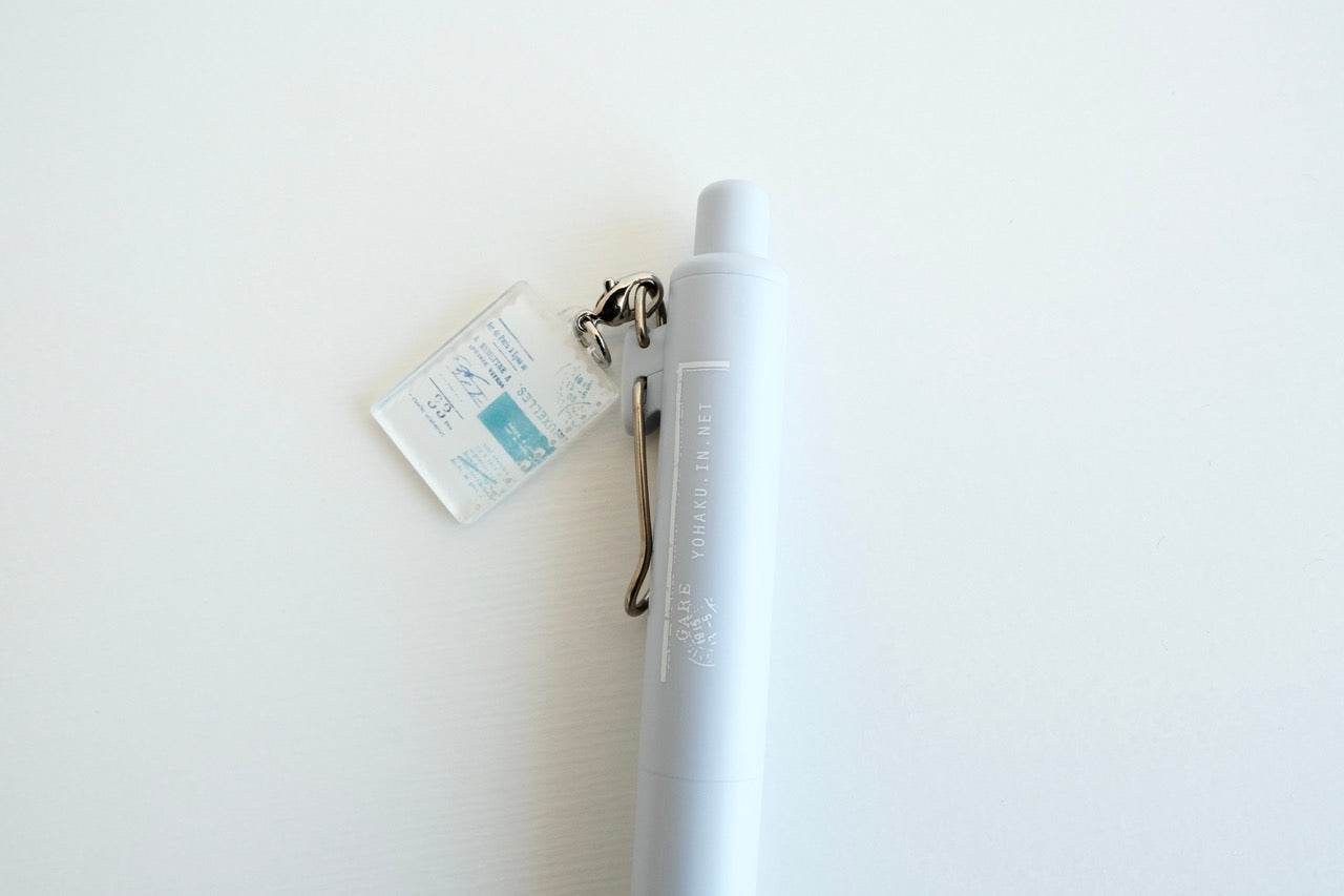 YOHAKU Uni-ball One P Gel Pen with Charm, White Birch Forest (M-218)