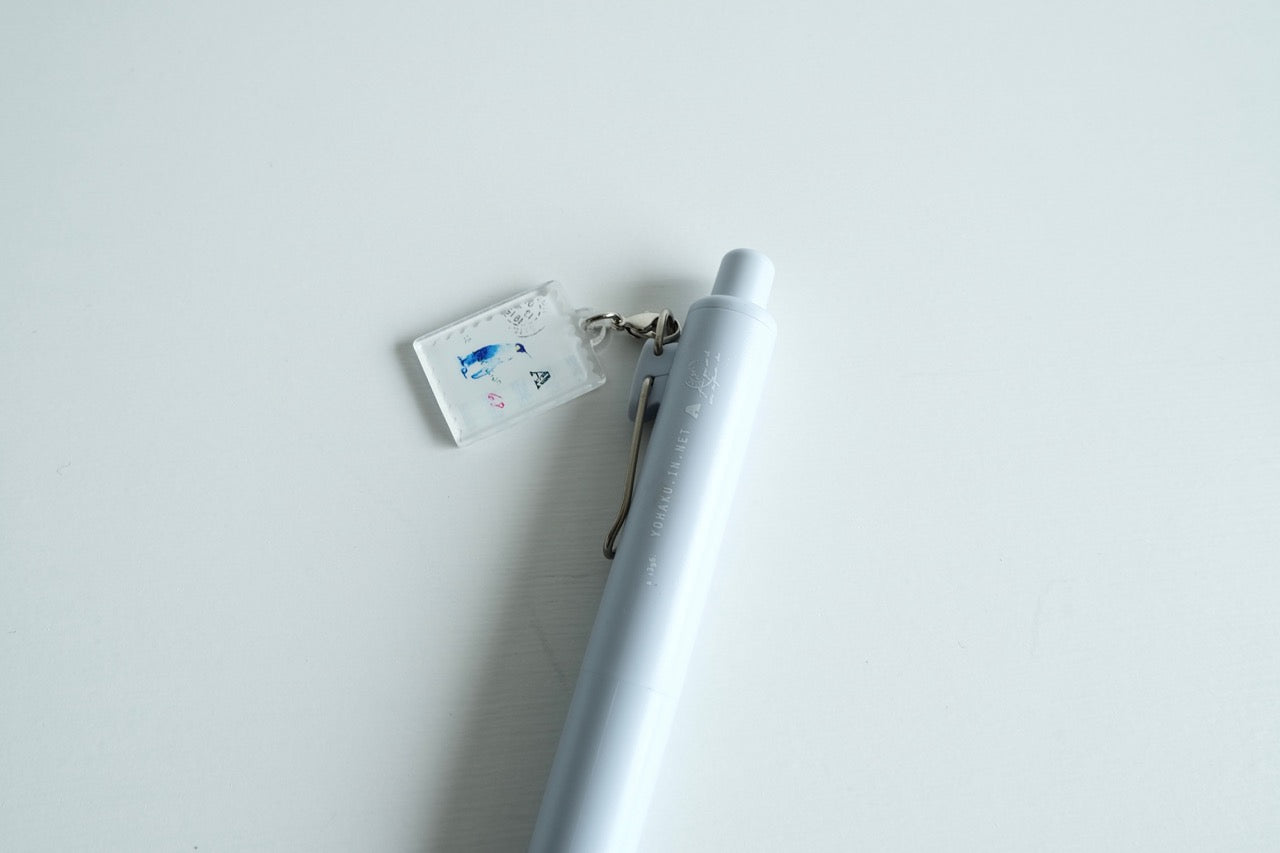 YOHAKU Uni-ball One P Gel Pen with Charm, Winter Hibernation (M-223)