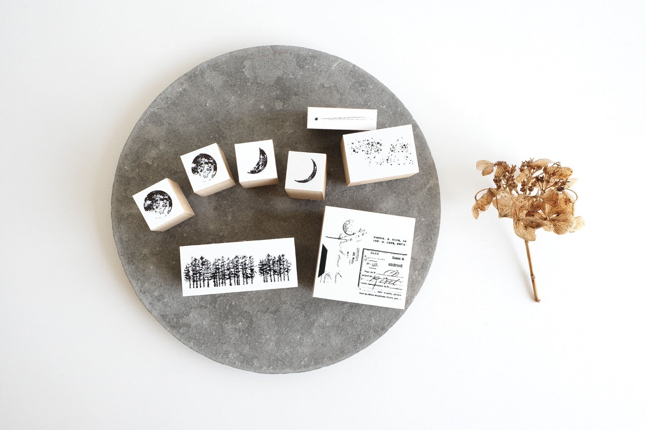 YOHAKU Rubber Stamp - stamp collection set vol.18 (S-123)